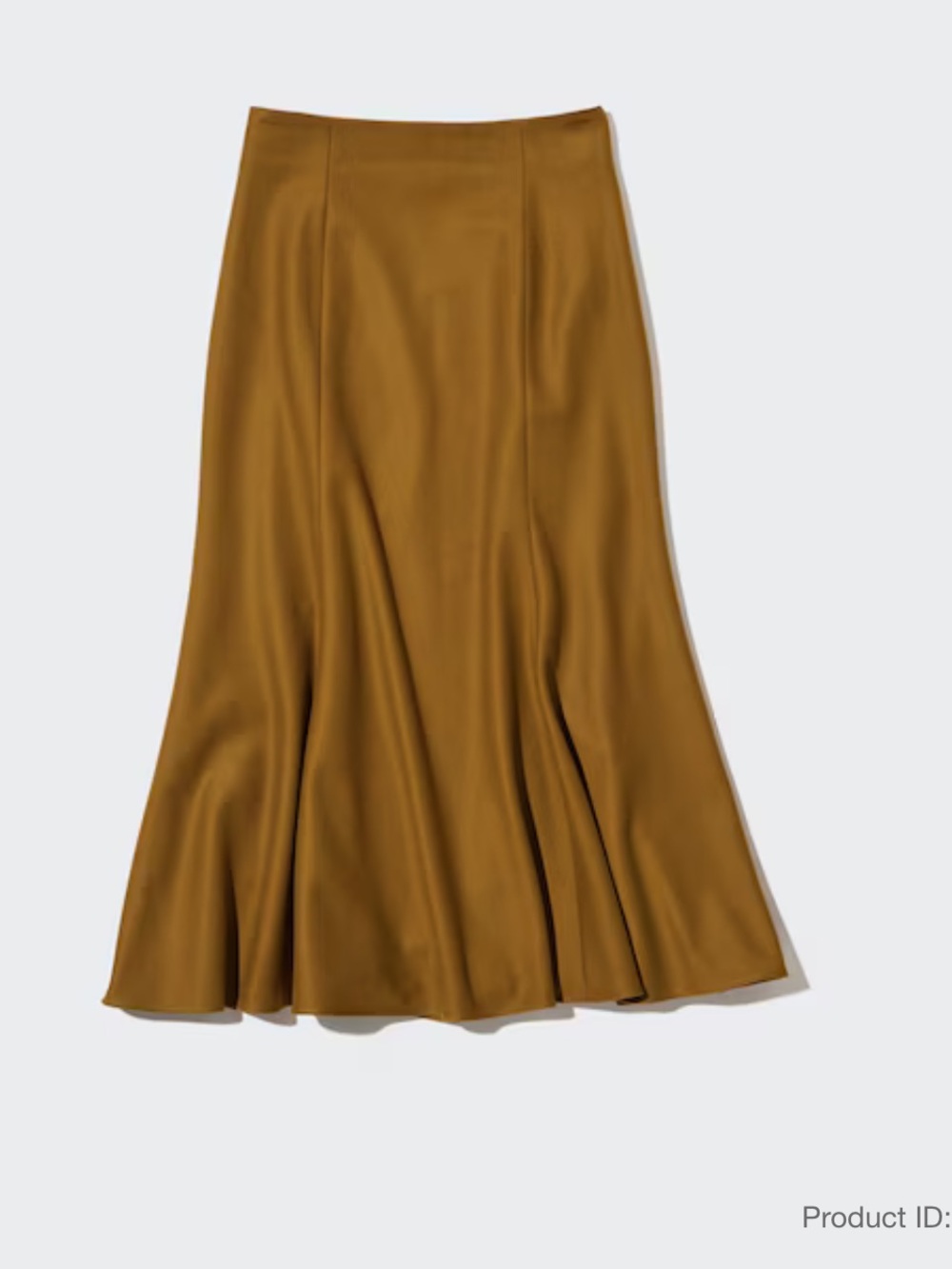 Uniqlo Flare Midi Skirt Musto A-Line High Waist Lined Size 2 Minimalist - Picture 1 of 10